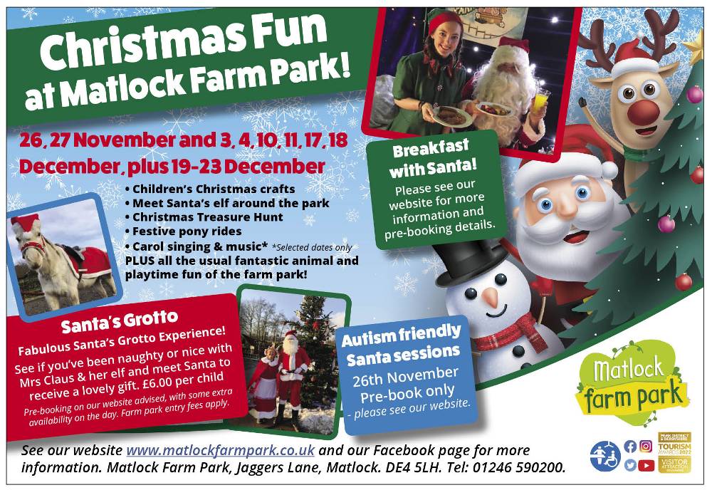Matlock Farm Park advert