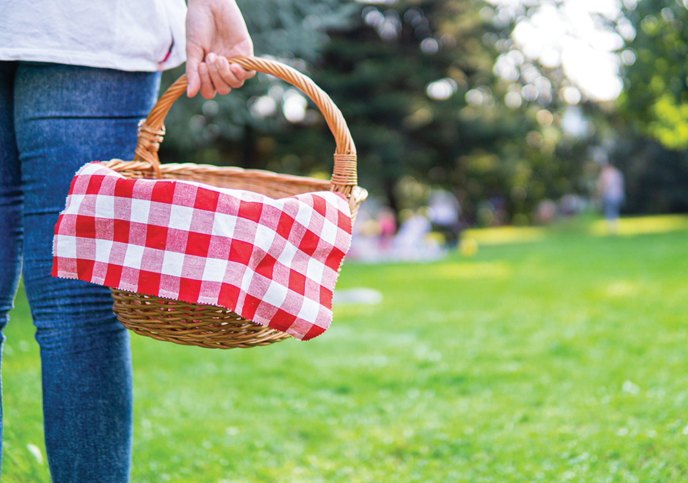 Photo of a picnic basket