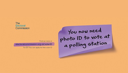 Photo ID to vote graphic