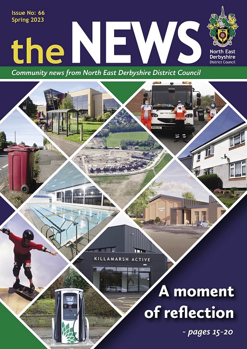 Front cover of the NEWS magazine spring 2023